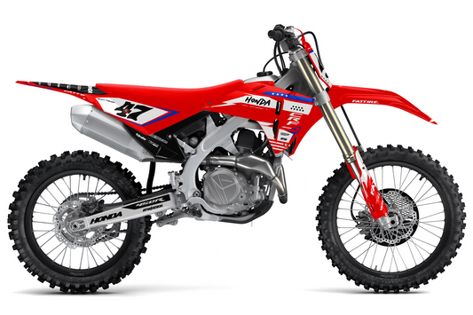 Kit déco motocross Honda CR-F - KHCF009 Rouge