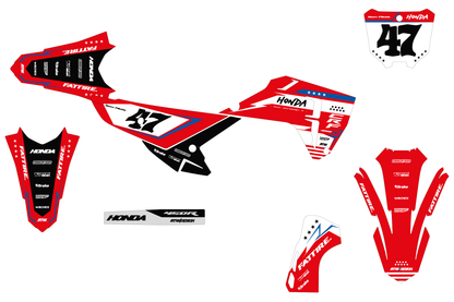 KTM SX / SX-F motocross graphics kit - Spike Orange