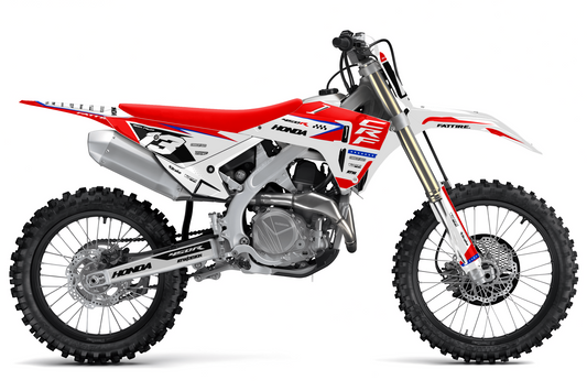 Kit déco motocross Honda CR-F - KHCF010 Blanc