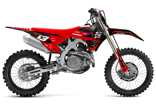 Kit déco motocross Honda CR-F - KHCF010 Noir