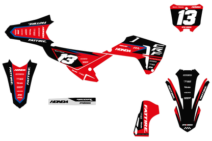 KTM SX / SX-F motocross graphics kit - Spike Orange