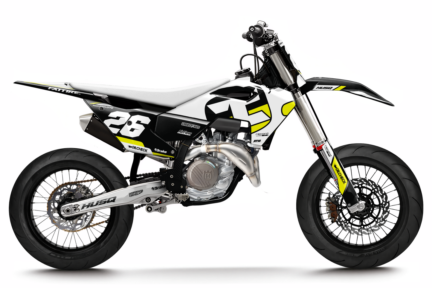 Kit déco Husqvarna 450 FS - KHQFS010 Blanc