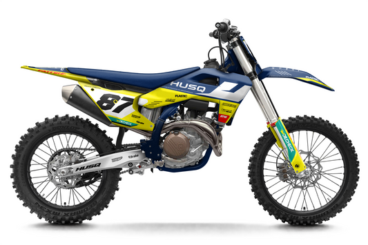 Kit de adhesivos Husqvarna FC/TC/FE/TE - HQMX002 Blanco