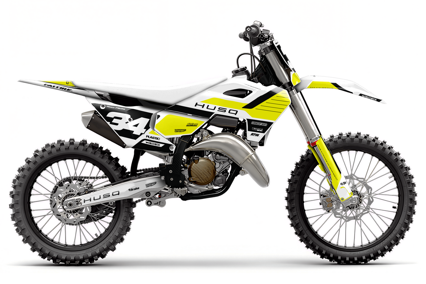Kit déco Husqvarna FC/TC/FE/TE - HQMX007 Jaune