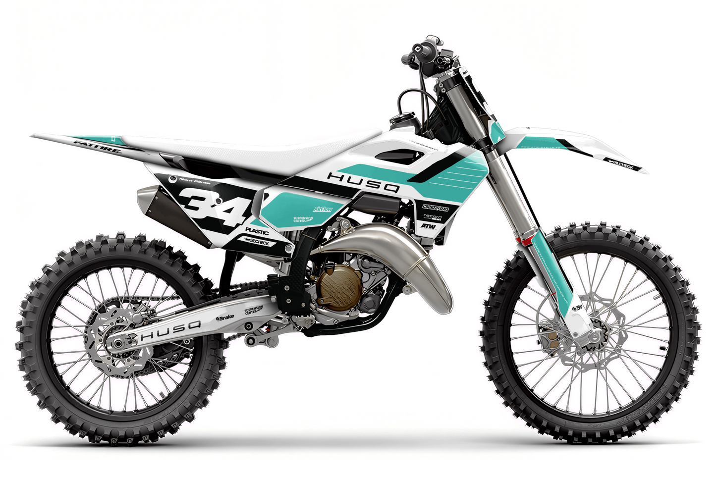 Kit déco Husqvarna FC/TC/FE/TE - HQMX007 Teal
