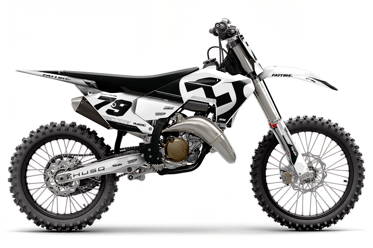 Kit déco Husqvarna FC/TC/FE/TE - HQMX010 Noir