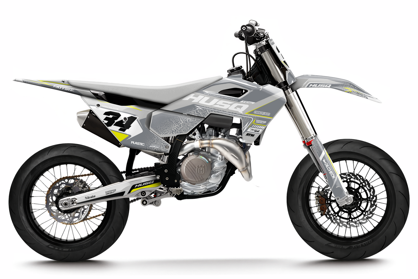 Kit déco Husqvarna 450 FS - HQSM001 Gris