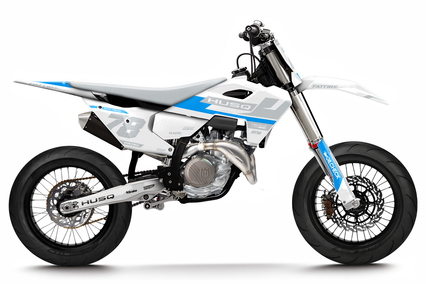 Kit déco Husqvarna 450 FS - HQSM003 Blanc
