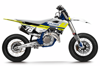 Kit déco Husqvarna 450 FS - HQSM003 Jaune