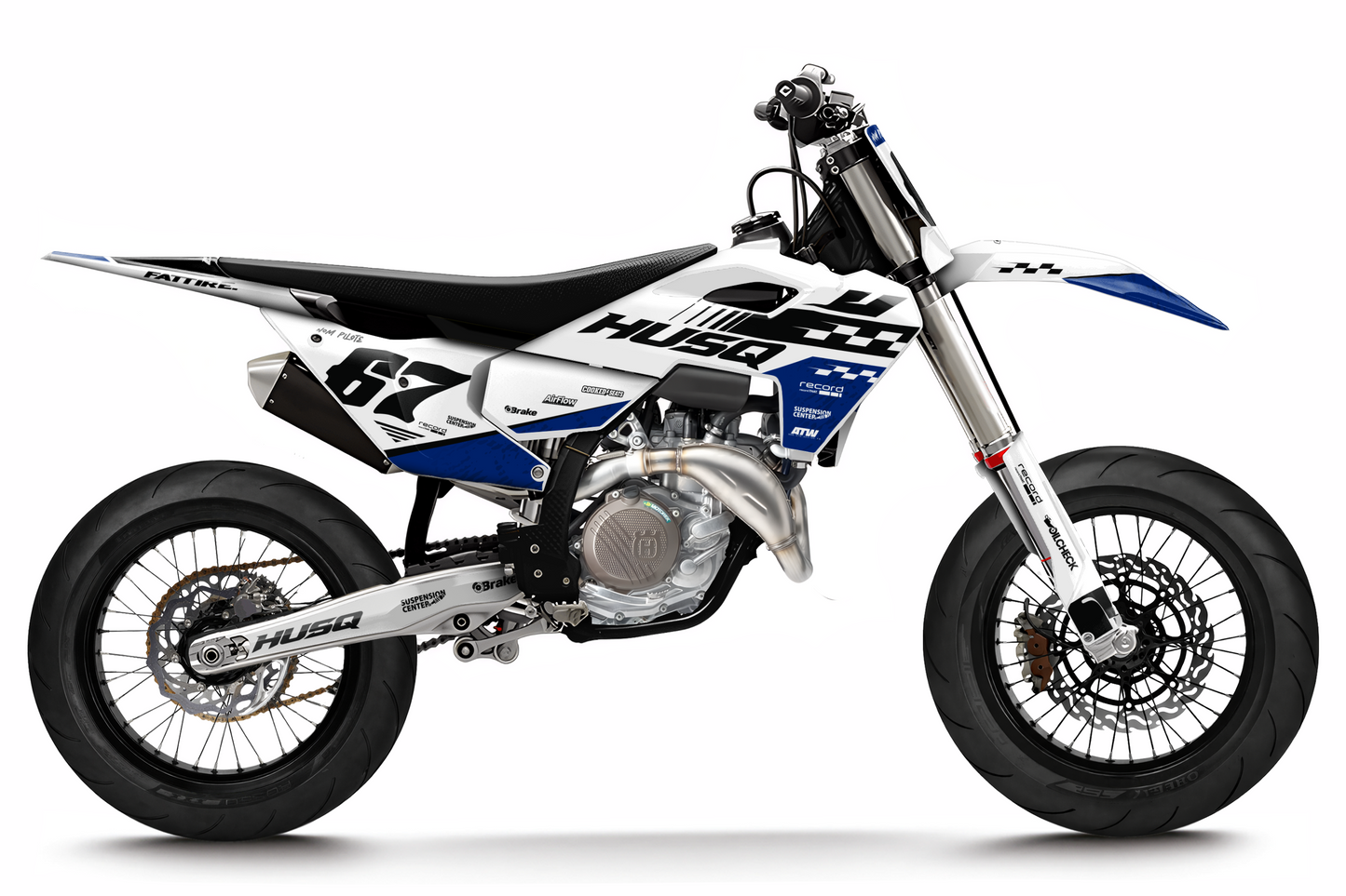 Kit déco Husqvarna 450 FS - HQSM004 Bleu