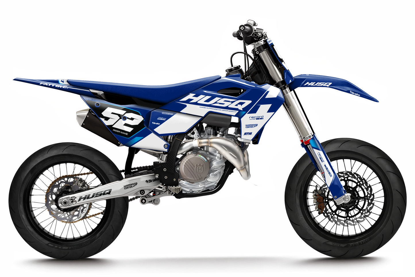 Kit déco Husqvarna 450 FS - HQSM005 Blanc