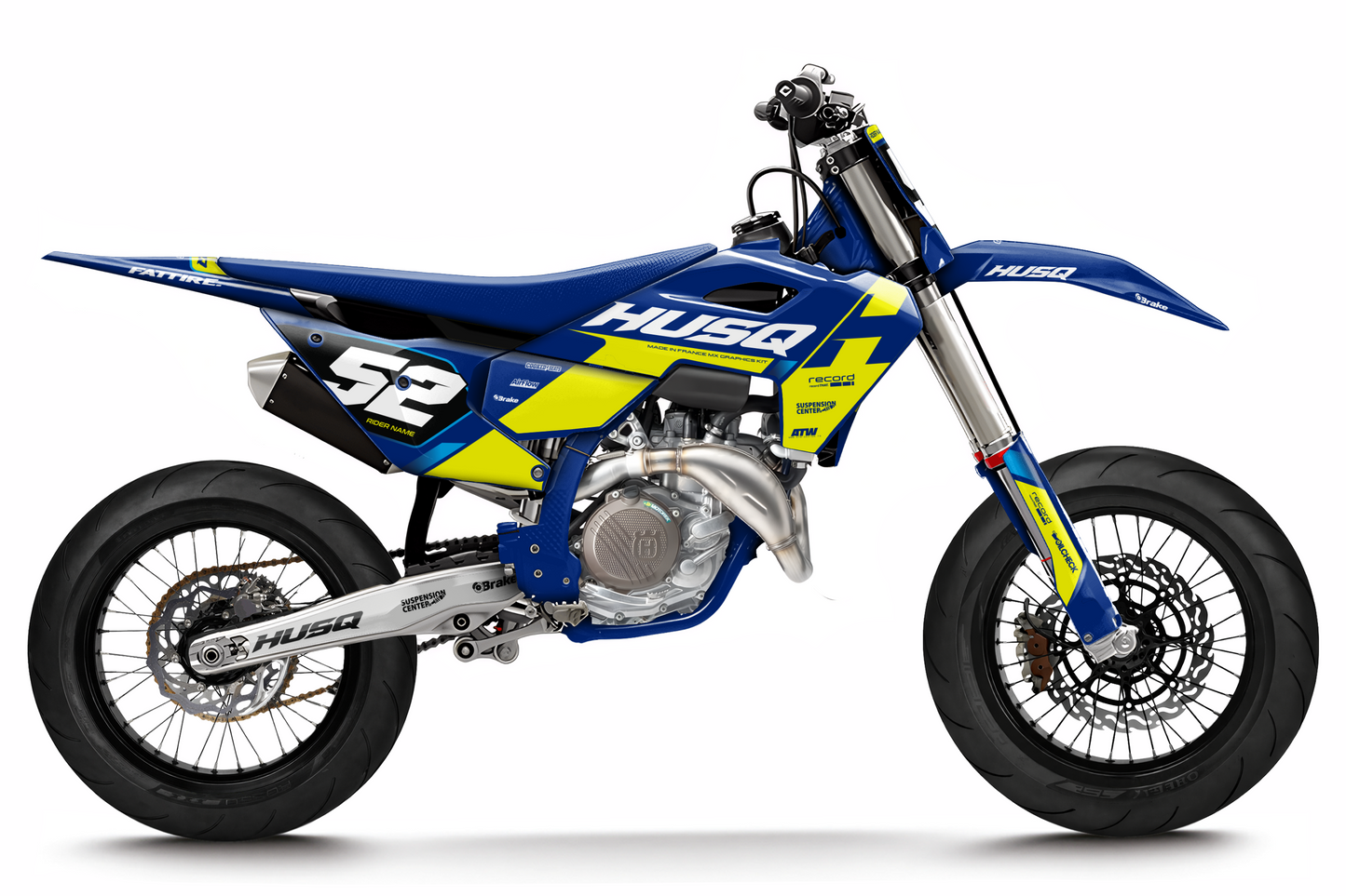 Kit déco Husqvarna 450 FS - HQSM005 Jaune