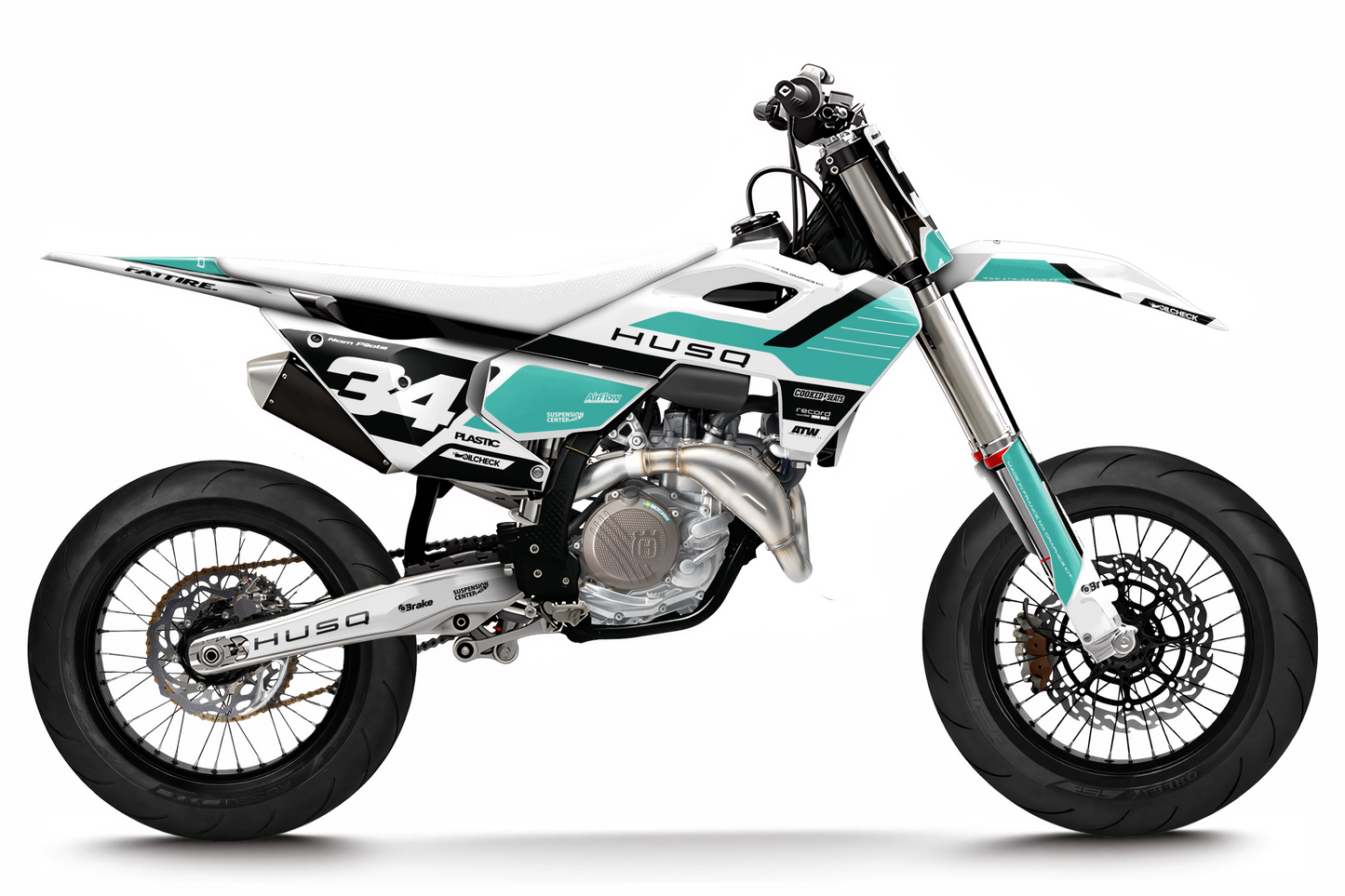 Kit déco Husqvarna 450 FS - HQSM007 Teal