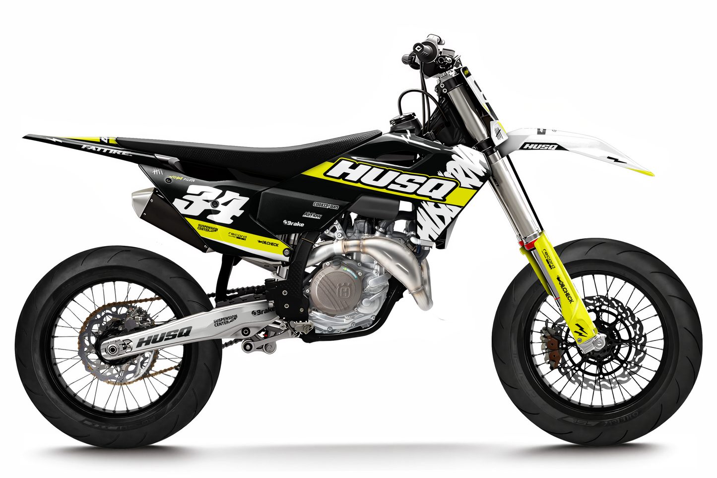 Kit déco Husqvarna 450 FS - HQSM008 Blanc