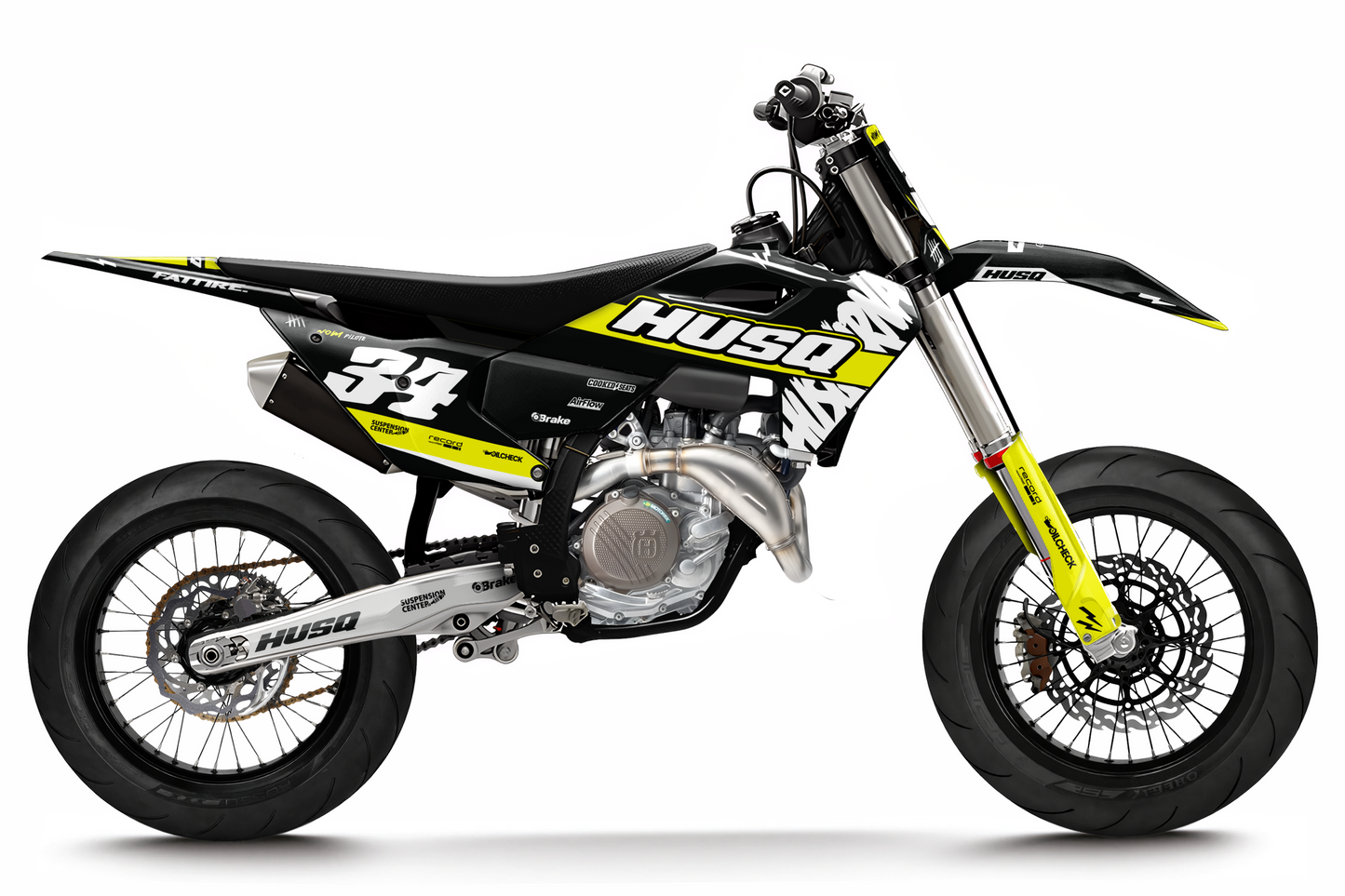 Kit déco Husqvarna 450 FS - HQSM008 Noir