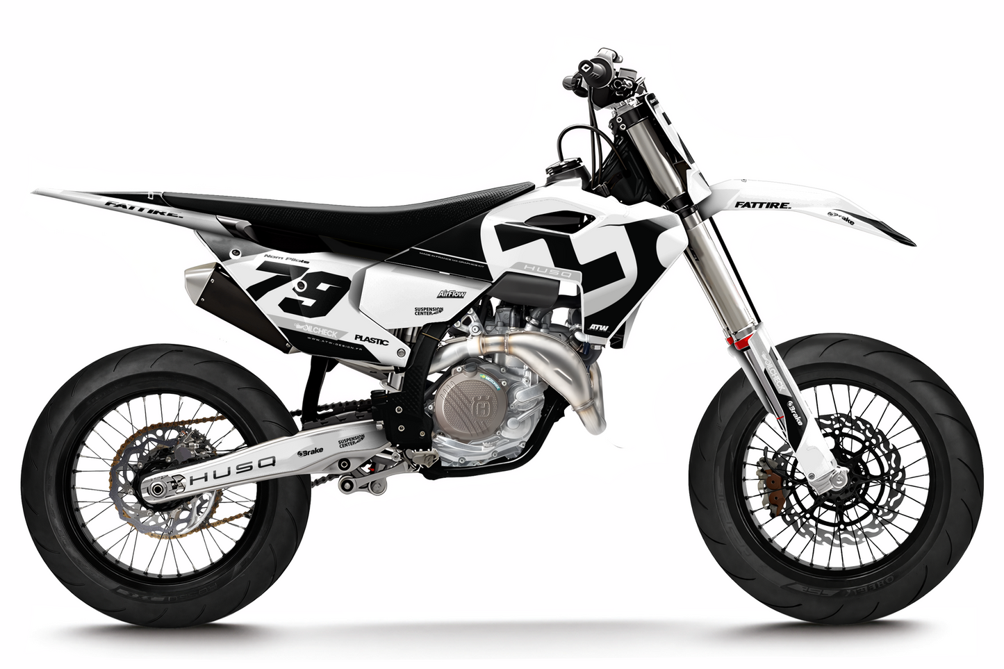 Kit déco Husqvarna 450 FS - HQSM010 Noir