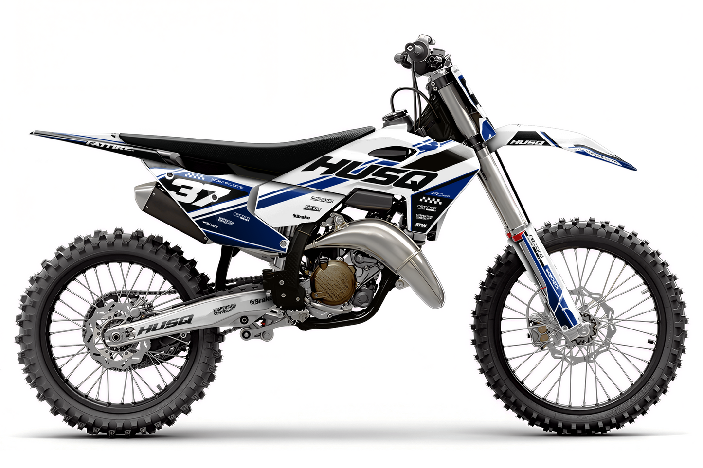 Kit déco Husqvarna FC/TC/FE/TE - KHQCE003 Bleu