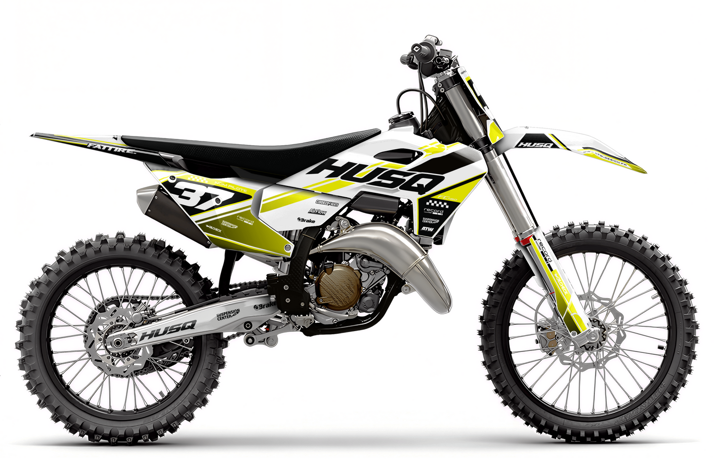 Kit déco Husqvarna FC/TC/FE/TE - KHQCE003 Jaune