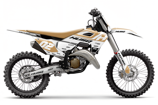 Kit déco Husqvarna FC/TC/FE/TE - HQMX009 Beige