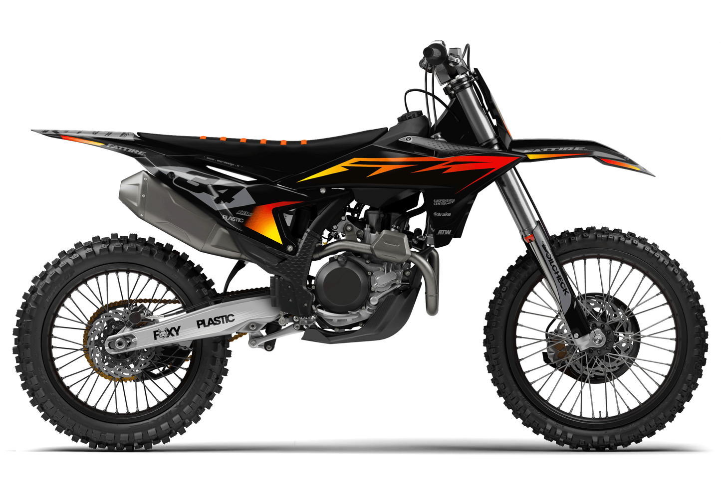 KTM SX / SX-F motocross graphics kit - Factory-K25 Black