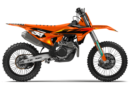 KTM SX / SX-F motocross graphics kit - Factory-K25 Orange