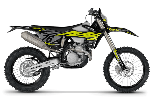 Kit déco motocross SHERCO SE / SE-F - Brush Noir