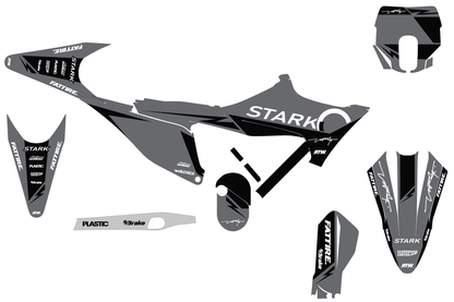 KTM 50 SX motocross graphics kit - Cutz Orange