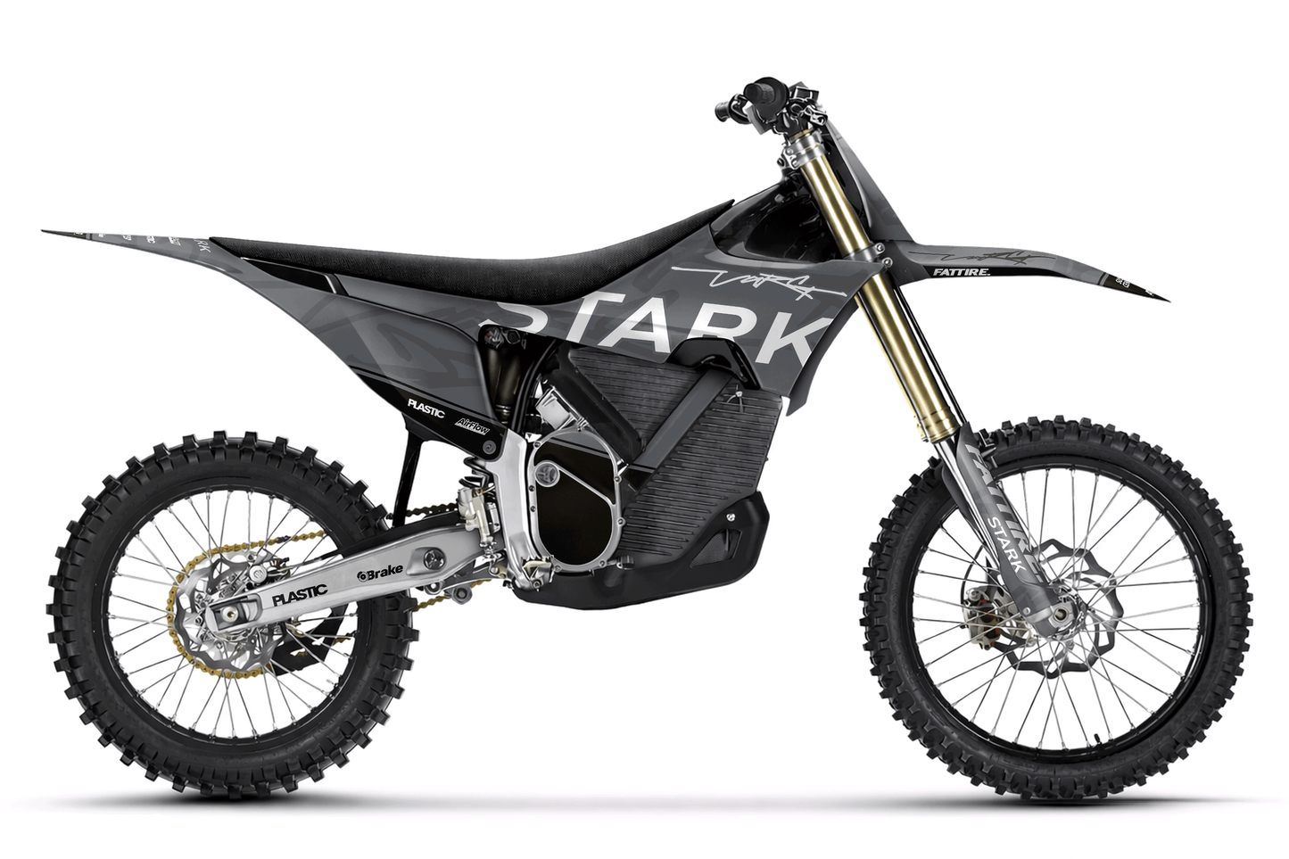Kit déco motocross Stark Future VARG EX - Down Gris