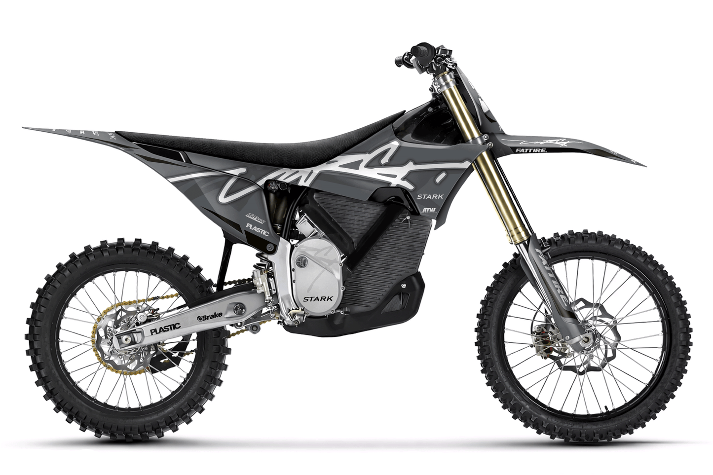 KTM 50 SX motocross graphics kit - Cutz Orange