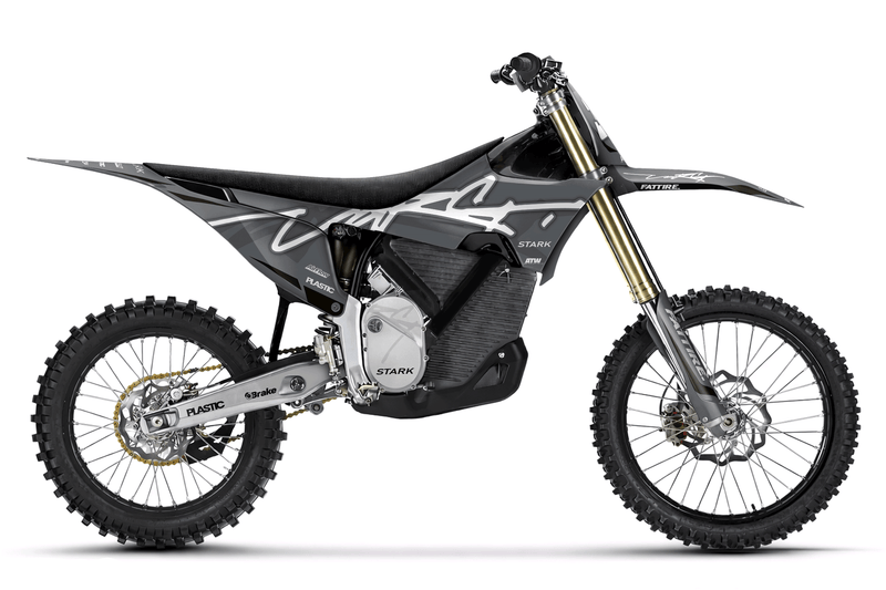 Kit déco motocross Stark Future VARG EX - Side Gris