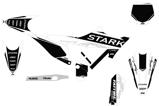 KTM 50 SX motocross graphics kit - Cutz Orange