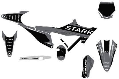 KTM 50 SX motocross graphics kit - Cutz Orange