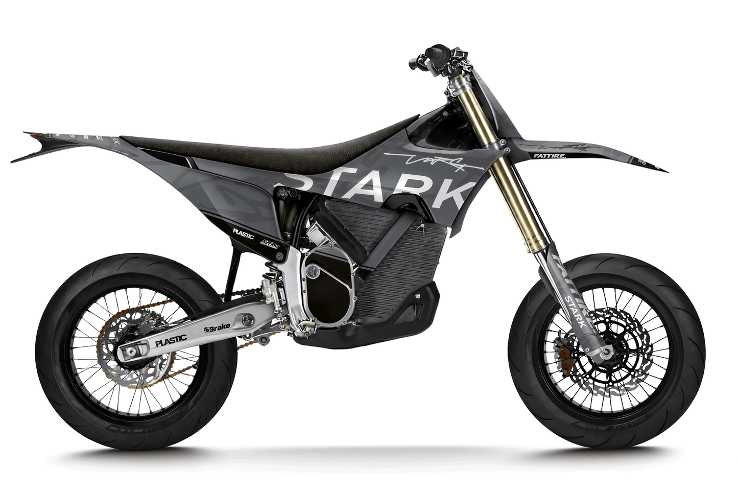 Kit déco motocross Stark Future VARG SM - Down Gris