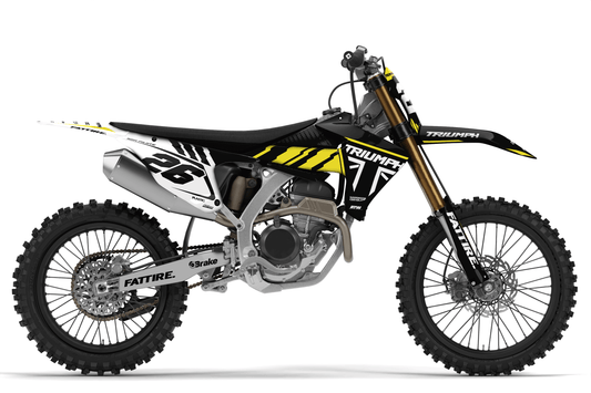 TRIUMPH TF-X motocross graphics kit - Factory-K24 Yellow