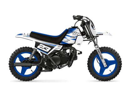 Motocross graphic kit YAMAHA PW 50 - Factory-K22 White