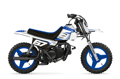 Motocross graphic kit YAMAHA PW 50 - Factory-K23 White
