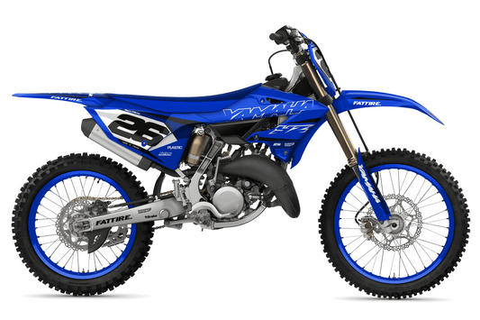 Kit déco motocross Yamaha YZ - Lines Bleu