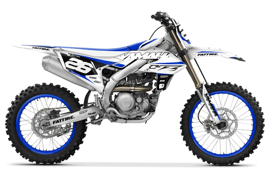 Kit déco motocross Yamaha YZ-F - Lines Blanc