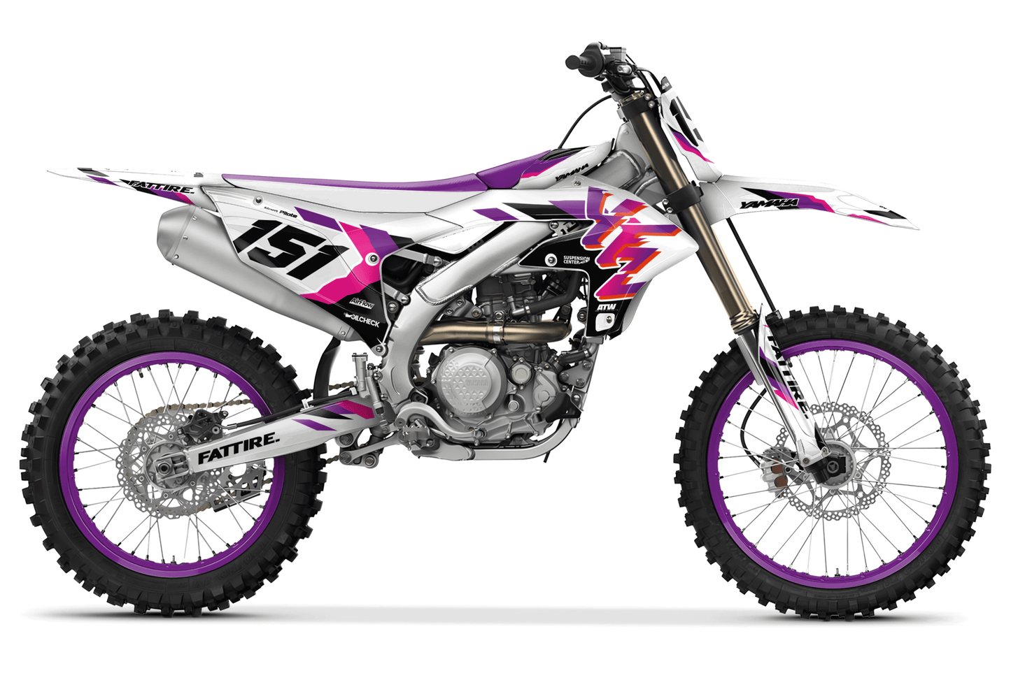 Kit déco motocross Yamaha YZ-F - Year50 Noir