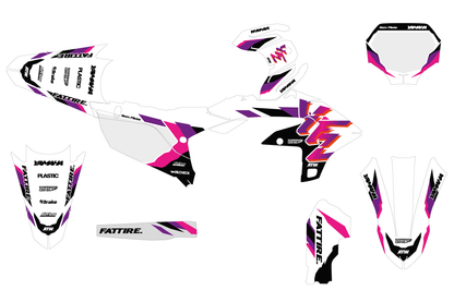 Kit déco motocross Yamaha YZ-F - Year50 Noir