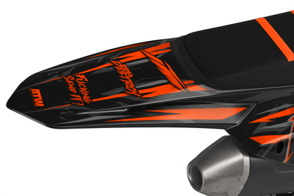 Supermoto Graphics Kit - All Models - ATSM003 Orange
