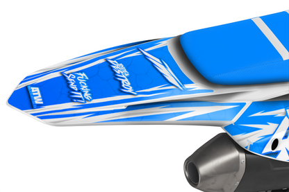 Kit déco Supermotard Tout Modèles - ATSM004 Bleu