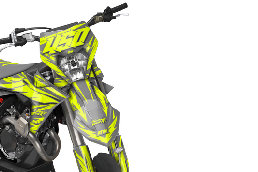 Kit déco Supermotard Tout Modèles - ATSM004 Gris