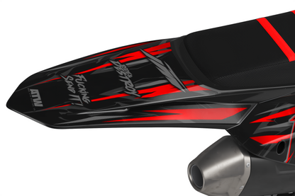 Kit déco Supermotard Tout Modèles - ATSM005 Rouge