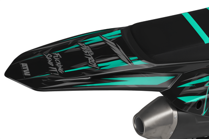 Supermoto Graphics Kit - All Models - ATSM005 Teal