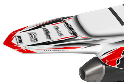 Supermoto Graphics Kit - All Models - ATSM006 Red