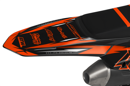Kit déco Supermotard Tout Modèles - ATSM007 Orange