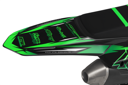 Kit déco Supermotard Tout Modèles - ATSM007 Vert