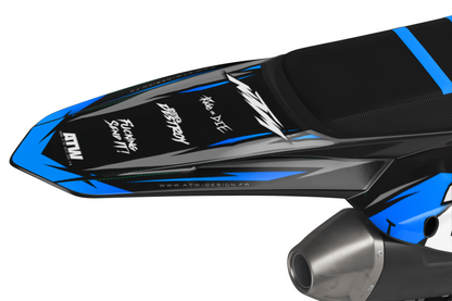 Kit déco Supermotard Tout Modèles - ATSM008 Bleu