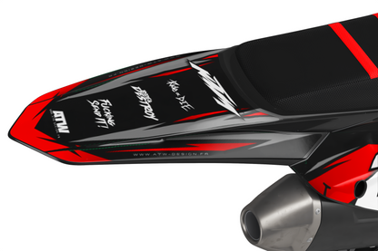 Kit déco Supermotard Tout Modèles - ATSM008 Rouge
